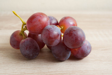fresh grape,Fresh grape  on wooden table,delicious grape