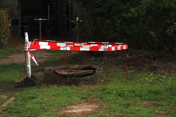 Abgesperter Brunnen