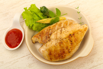 Roasted chicken breast