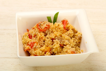 Couscous with meat