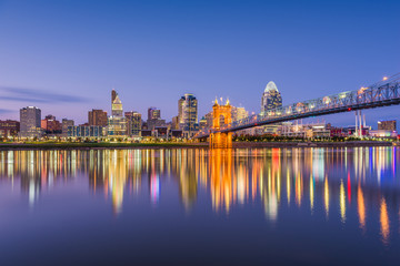 Cincinnati, Ohio, USA Skyline