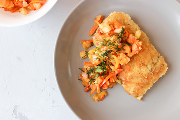 Fillet of Pollock breaded