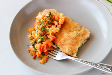 Fillet of Pollock breaded
