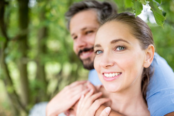 Fototapeta premium Woman with man as a couple