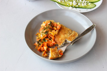 Fillet of Pollock breaded