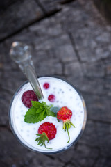 healthy breakfast with chia seeds