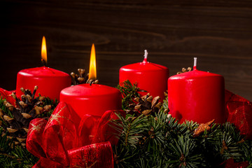 advent wreath for christmas