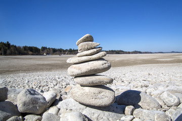 Steinmännchen - Steinturm - Forggensee - Allgäu - Füssen