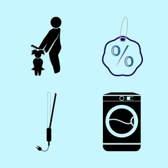 icons about Human with simple, mirror, kitchen, art and housework
