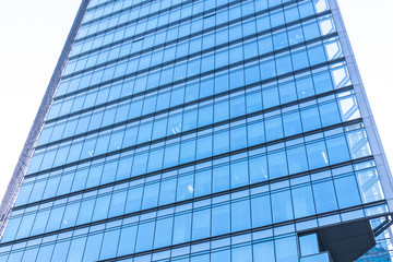 Fototapeta na wymiar close up of modern glass building