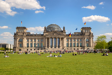 Reichstag building Berlin Germany © VanderWolf Images