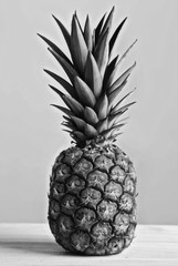 Ananas / Pineapple black and white