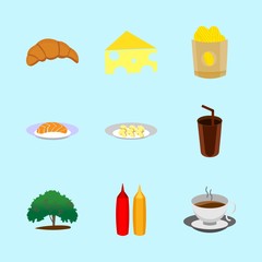 icons about Food with fastfood, holland, bakery, cafe and dinner