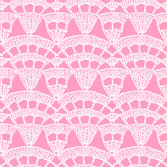 Crochet pattern knitting lace handmade macrame pink 2