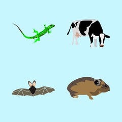 icons about Animal with farm, animals, black, zoo and image