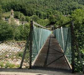 Pedestrian Bridge, Valle Versasca in Ticino