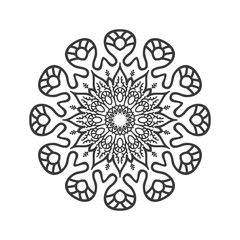 Modern mandala vector