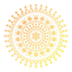 Mandala. Vintage decorative elements. geometric background. Islam, Arabic, Indian, ottoman motifs.