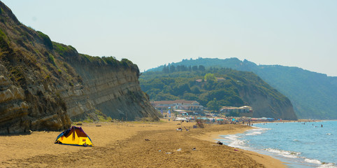 summer seaside travel relax time Greece hot 