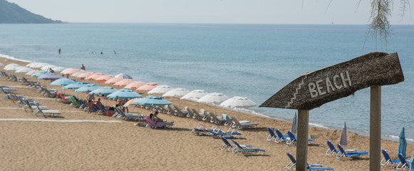 summer seaside travel relax time Greece hot 