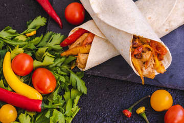 Fajitas de pollo