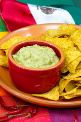 guacamole et tortilla