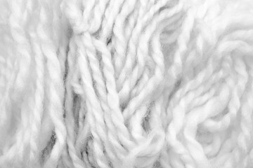 white yarn texture background