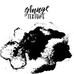 Fototapeta premium Ink vector splash. Vector illustration. Grunge hand drawn watercolor texture.