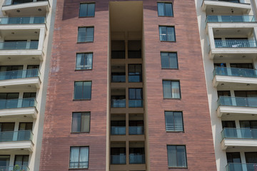Morden Architecture,Apartment Building with Balconies in Kathmandu
