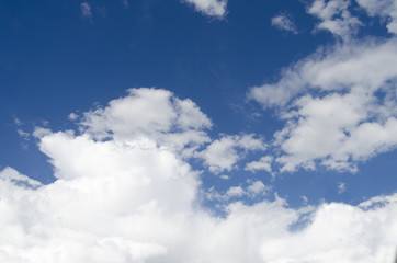 Blue sky with clouds