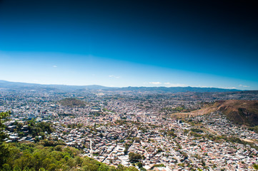 Arial View of Tegucigalpa Honduras