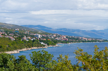 Naklejka na ściany i meble Seashore in Croatia, Europe