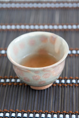 teacup is a ceremic in vintage style