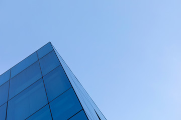 Fototapeta na wymiar modern glass building abstract background