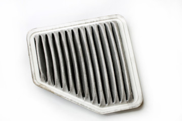 air filter on white background