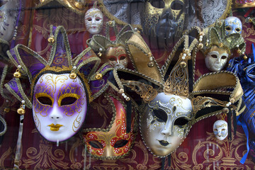 Italian masks. Venice Carnival. Italian holiday. Carnival.
