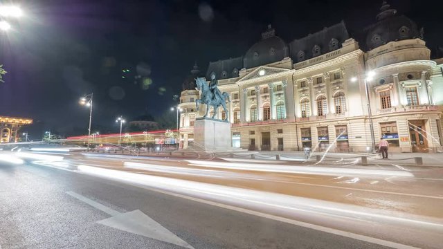 Night timelapse at the Central University Library 