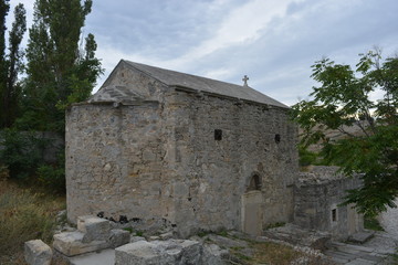 Fototapeta na wymiar Genoese fortress, Feodosiya