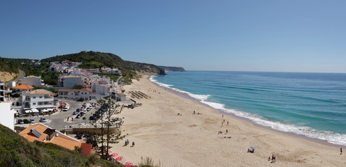 Salema Beach village, Algarve, Portugal