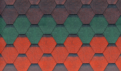 Modern color roofing material.Texture, background.