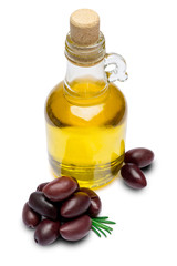 black olives isolated on white background