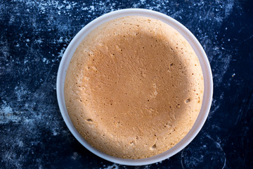 Biscuit cake, top view