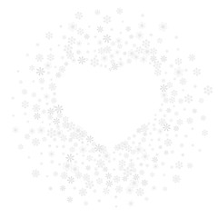 Flying delicate flowers