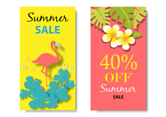Summer Sale Background Vector