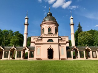 Fototapeta na wymiar Moschee im Schlossgarten Schwetzingen (Baden-Württemberg)