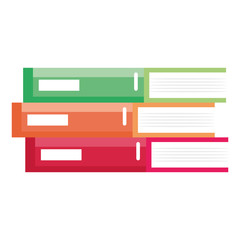 Fototapeta premium books school pile icon vector illustration design