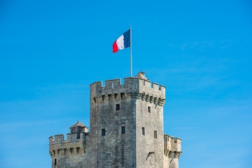 Harbour tower of fortress of La Rochelle