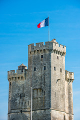 Harbour tower of fortress of La Rochelle