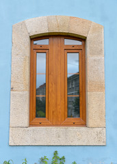 Obraz premium closed window close up