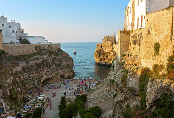 view of polignano - italy, puglia